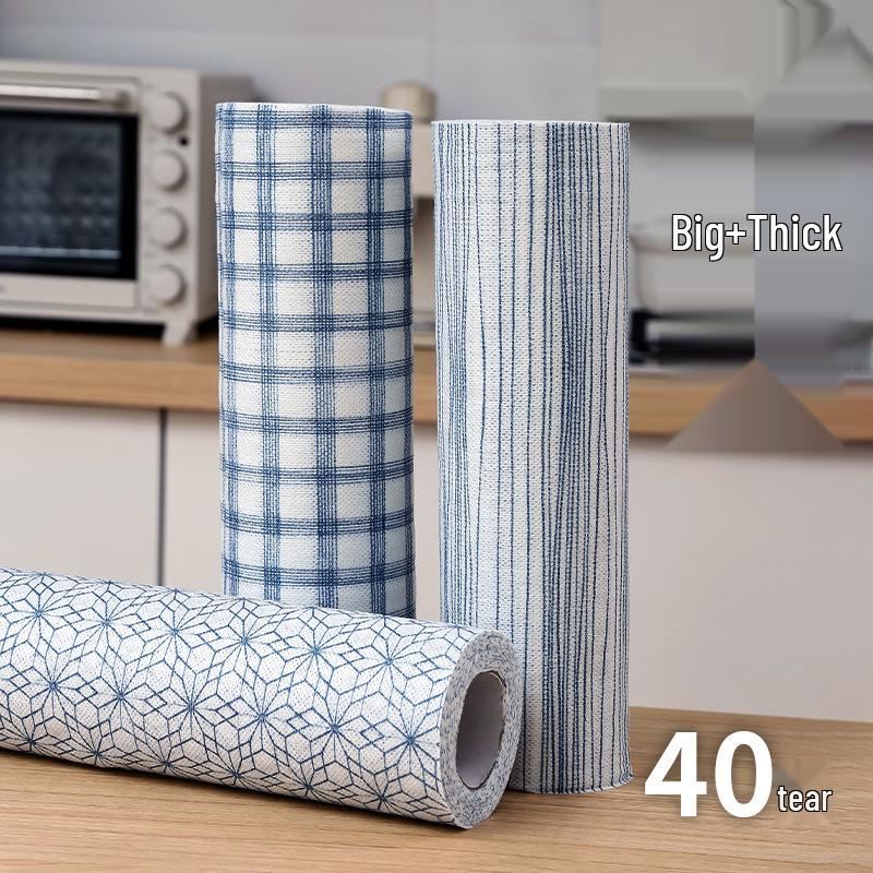 Enhanced Dual-Use Kitchen Towels: Durable, Non-Woven, Wet/Dry Disposable Dishcloths
