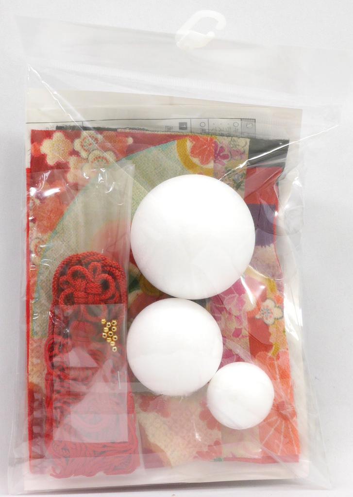 Panami Craft Kit Chirimen Triple Ornament All the Fukumari Crafts and Handmade Supplies (Kyoto - Celebrations) LH-312