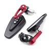 1 Pair Motorcycle Handle Bar Rearview Mirror Scooter Motocross Rearview Mirrors Electrombile Back Side Mirror Universal