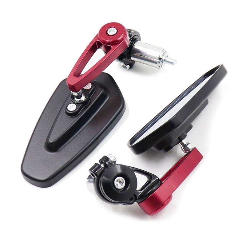 1 Pair Motorcycle Handle Bar Rearview Mirror Scooter Motocross Rearview Mirrors Electrombile Back Side Mirror Universal