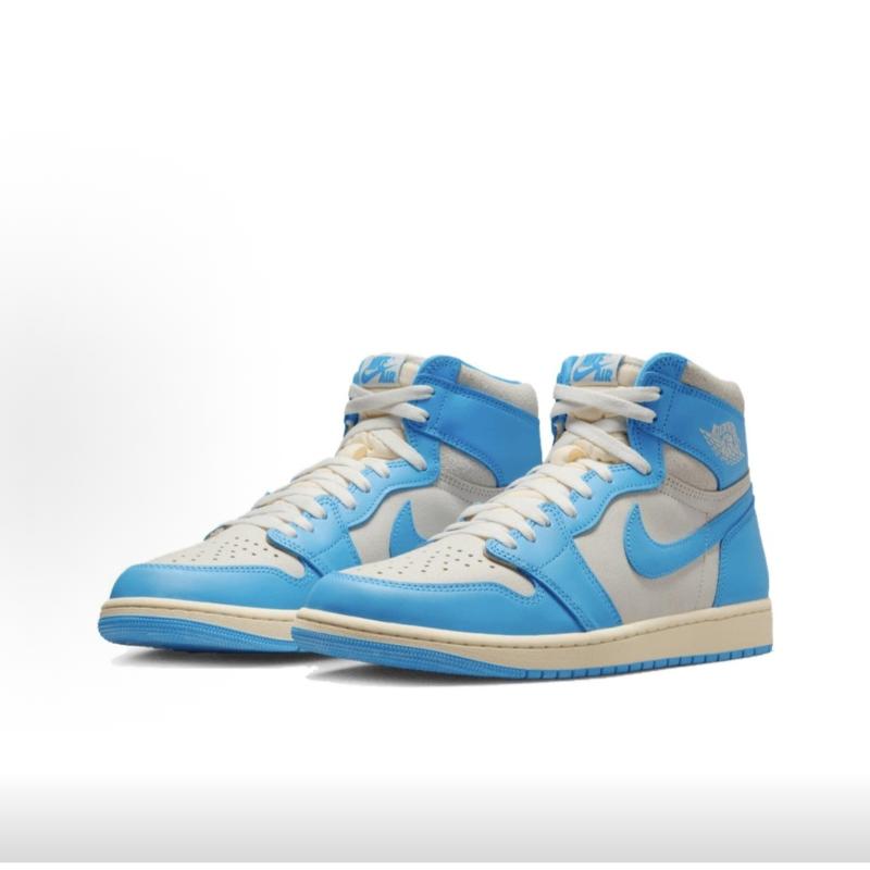 Air Jordan 1 Retro High OG UNC Reimagined Herren-Sneaker Blau Dunkelpuderblau Sail DZ5485-402