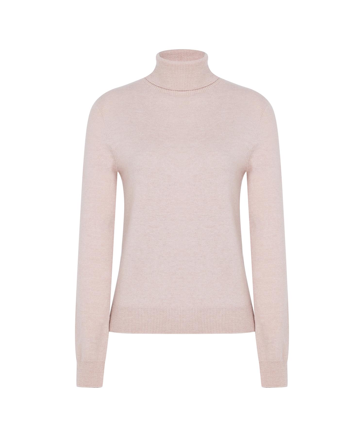 Rene J Wholegarment Basic Turtleneck Knit Pink/Free