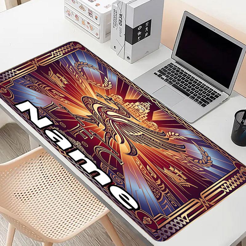 Custom Name Personalized Liverpool Football Club Pattern Mousepad, Laptop PC Desk Mat, Decorative Desk Mat for Home Keyboard Pad Gift
