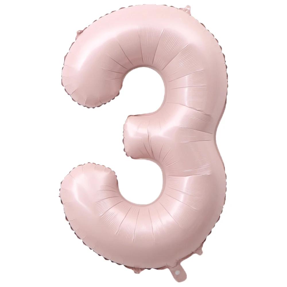 1Pc Large 40inch Number 1-9 Foil Balloons for Kid Boys Girls Crown Happy Birthday Balloon Baby Shower Decor Supplies