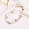 2Pcs/Set Anklets For Women Foot Accessories Beach Barefoot Sandals Bracelet Ankle On The Leg Female Anklets