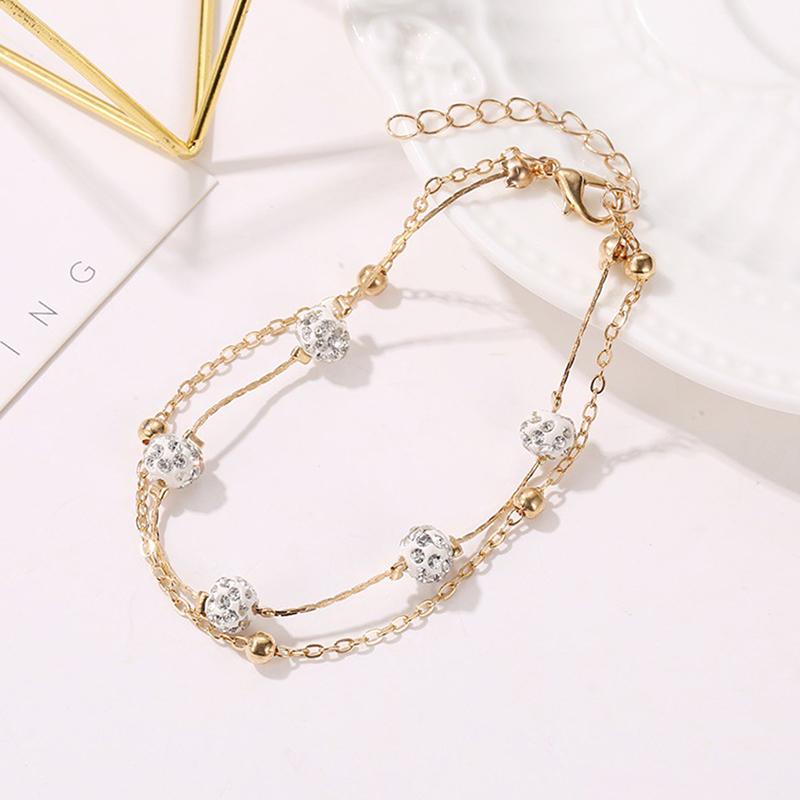 2Pcs/Set Anklets For Women Foot Accessories Beach Barefoot Sandals Bracelet Ankle On The Leg Female Anklets
