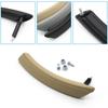1x Passenger Door Interior Pull Handle Leather Cap Assembly for BMW 5 E60 06-10