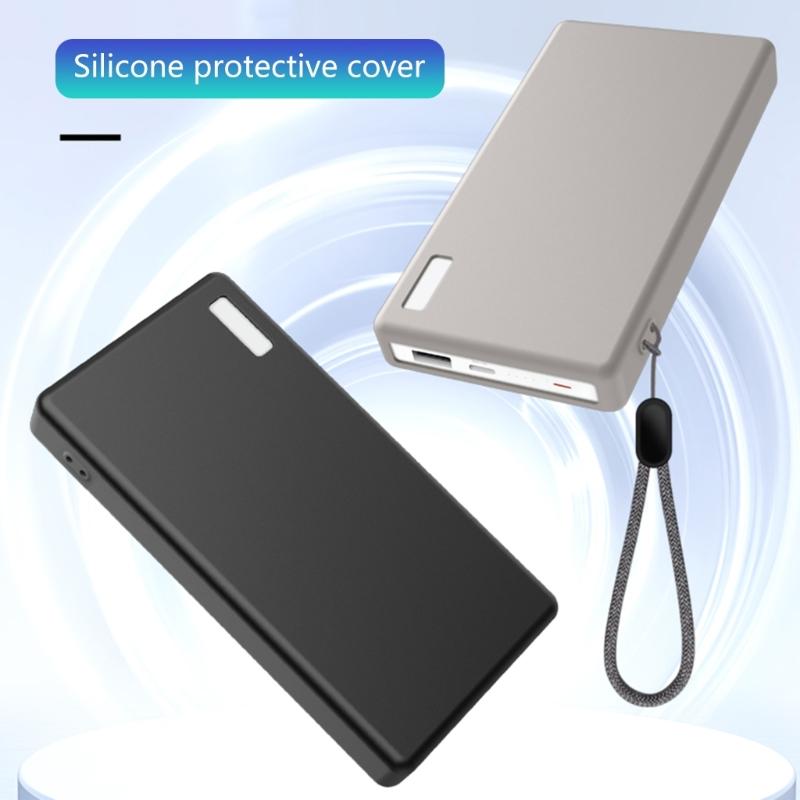 Precise Fit Silicone Cover Design for 12000mAh 66W Powerbank Shell Sleeves Ensuring Secure Holding Without Tools