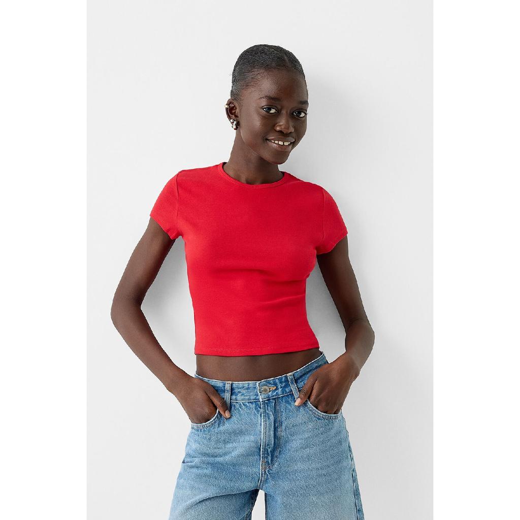 Tricou cu maneca scurta cu decolteu