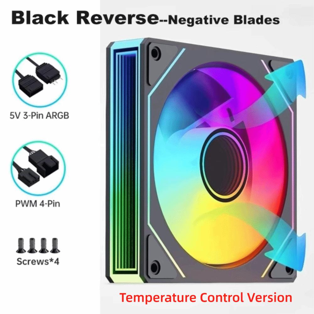 ARGB PC Case Fan PWM Computer Fan Silent Computer Cooling Fan Desktop PC