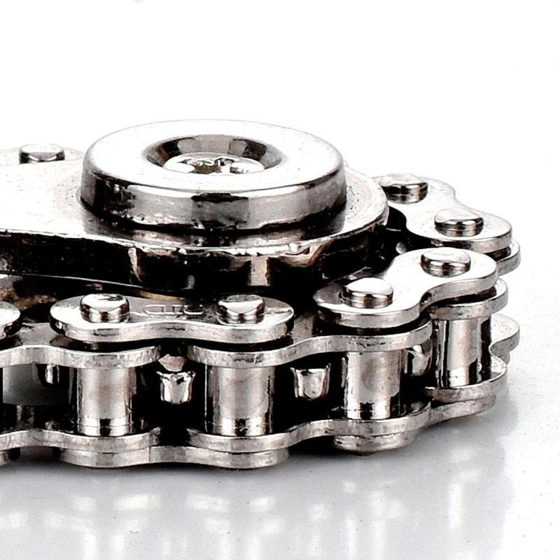 Steering Wheel Fingertip Gyroscope Sprockets EDC Chains Toy Roadbike Swivel