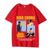 Vintage Singer Nina Chuba Graphic T Shirts 2025 New Men Women Oversized Cotton Short Sleeve Summer Funny Printed Unisex T-shirts