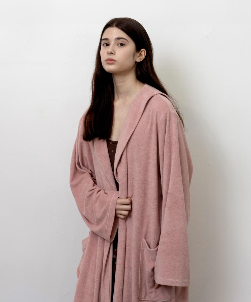 Leusyua Sailor Collar Robe - Baby Pink