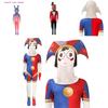 The Amazing Digital Circus Cosplay Jumpsuit For Game And Anime Fans Milk Silk Fabric Unisex