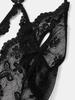 Fashion Tops For Women Summer Hollow Out Sleeveless Sexy Fishnets Bodysuit Lingerie Transparent Mesh Long Sleeve Slim Tops