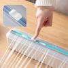 Plastic Food Wrap Cutter Slide Knife Multifunctional Magnetic Suction Wall-mounted Cutting Box Disposable Cling Film Dispenser Kitchen Foil Cutter
