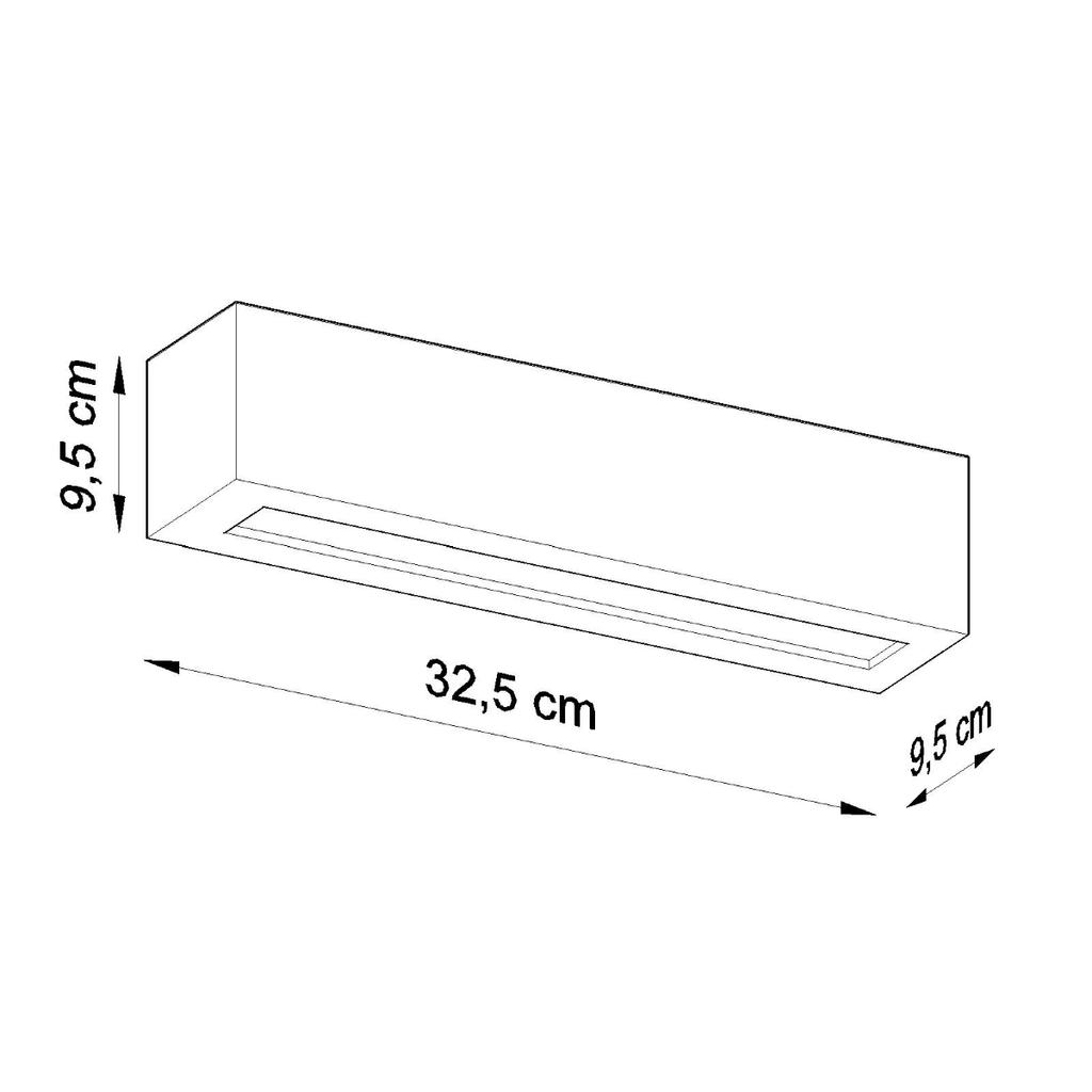 Kinkiet Vega 1 E27 Biały Sollux Sl.0006