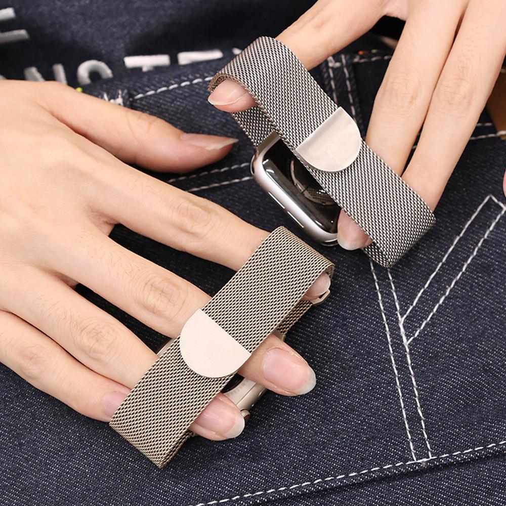 Milanese Strap For Apple Watch Ultra 2 49mm 46mm 45mm 44mm 40mm 42mm Metal Magnetic Bracelet For iWatch 10 9 8 7 6 5 4 3 SE Band