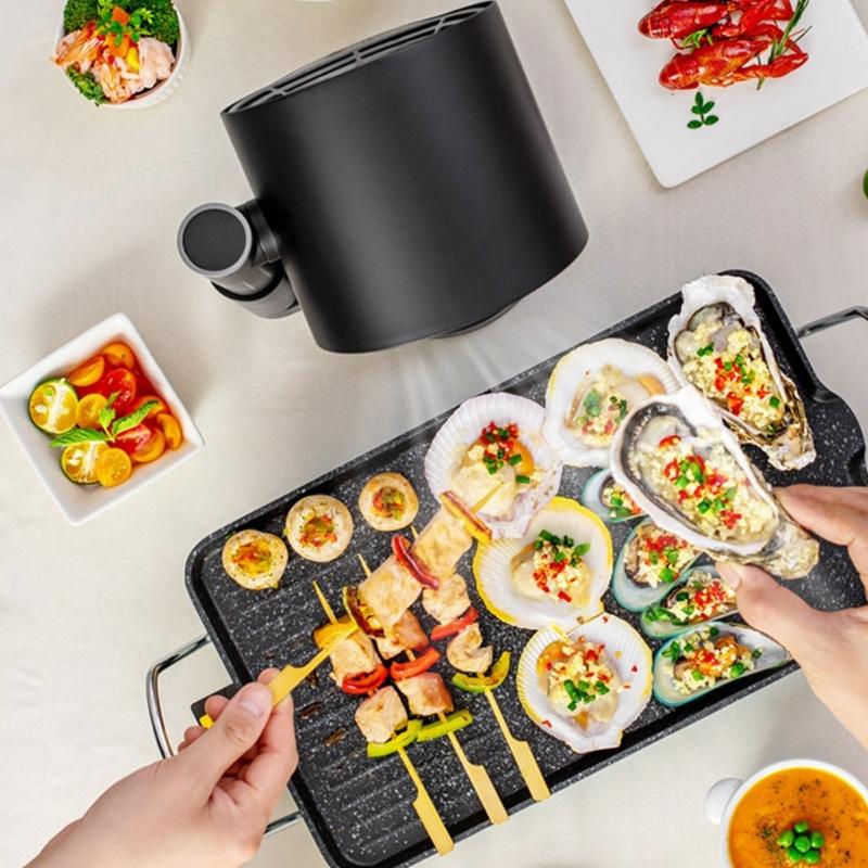 Modern Small Range Hood 220V Portable Small Extractor Hood with 3 Speed Low Noise Exhaust Fan For Small Spaces