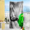 Goalkeeper Green Jersey Beach Towel Super Soft Microfiber Quickdry Fabric Comfortable Lightweight