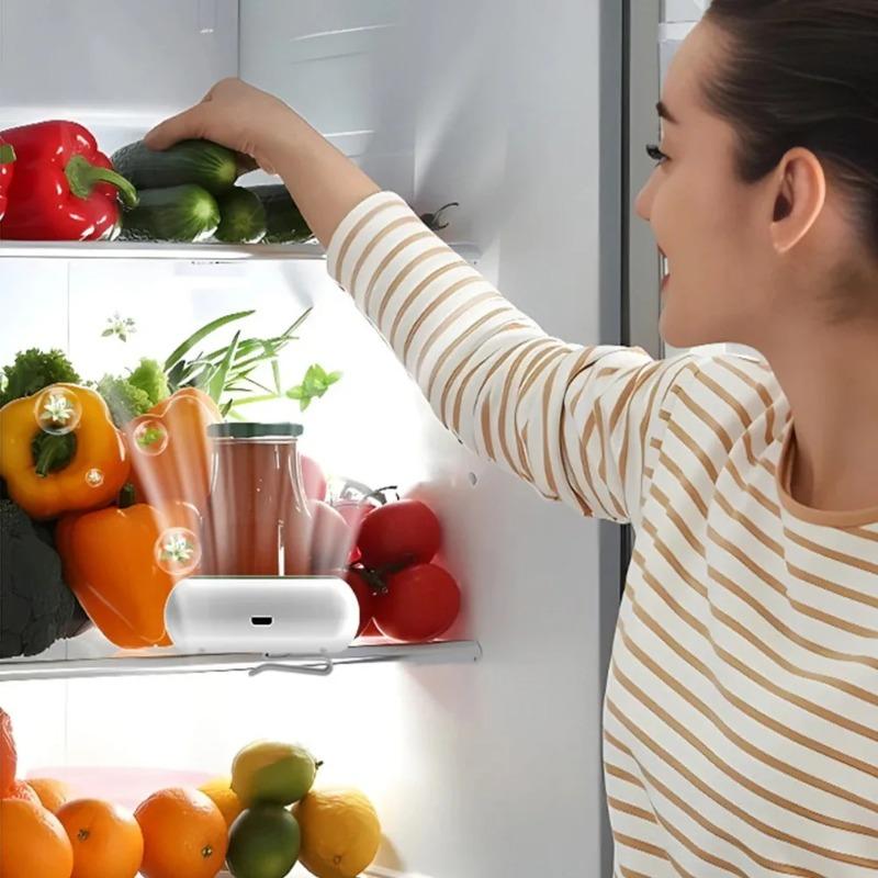 Refrigerator Odor Eliminator Refrigerator Purifier Air Fresher For Fridge Refrigerator Deodorizer Refrigerator Odor Remover