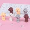 Rubbing Eraser Traceless Wipe Clean Stationery Cartoon Teddy Dog Pencil Eraser for Student