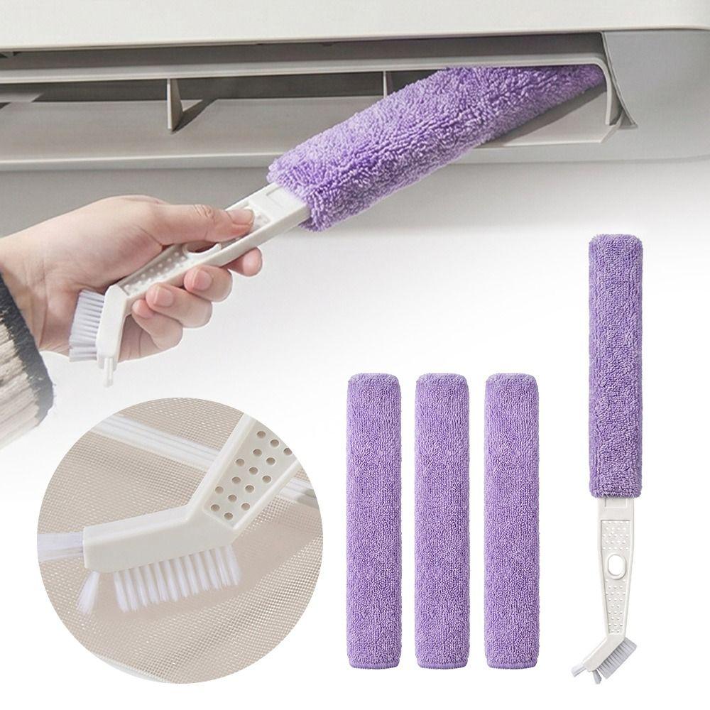 Microfiber Air Conditioner Cleaning Brush Detachable Vent Cleaning Brush Home Cleaning