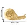 Brass Door Handle Snail Design Cabinet Door Knob for Living Room Bedroom Bathroom New Chinese Style Cabinet Pulls