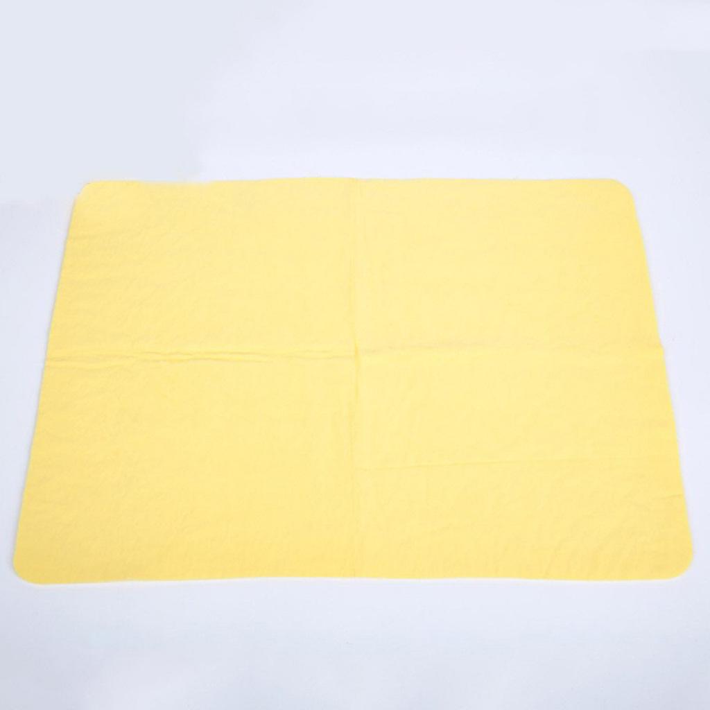 Suede Velvet Absorbent Car Cleaning Towel - Faux Deer Skin, Streak-Free, Thick, Ideal for Windows & Car Wash