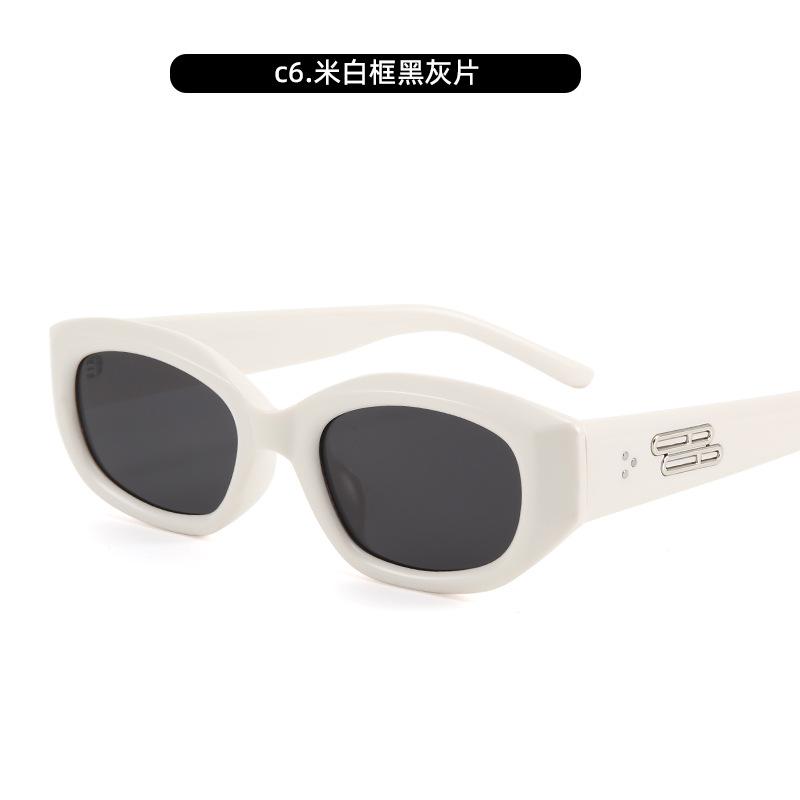 Retro Simple Cat Eye Women'S Sunglasses Outdoor Sun Protection Uv Protection Sunglasses Gm Sunglasses