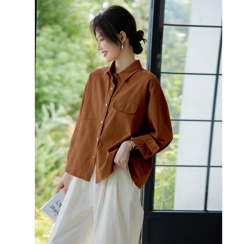 Women's Brushed Casual Shirt Jacket
