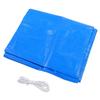 Heavy Duty Water Proof Tarp Blue PE 3x5m Windproof Outdoor Garden Rainproof Covering for Camping Car Garden Pool Farm