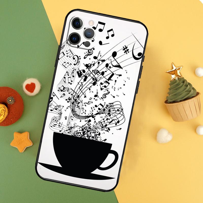 Musical Music Note Phone Case For iPhone 17 17Air 16 15 14 13 11 12 Pro Max 12 13 Mini 16E Shockproof Cover