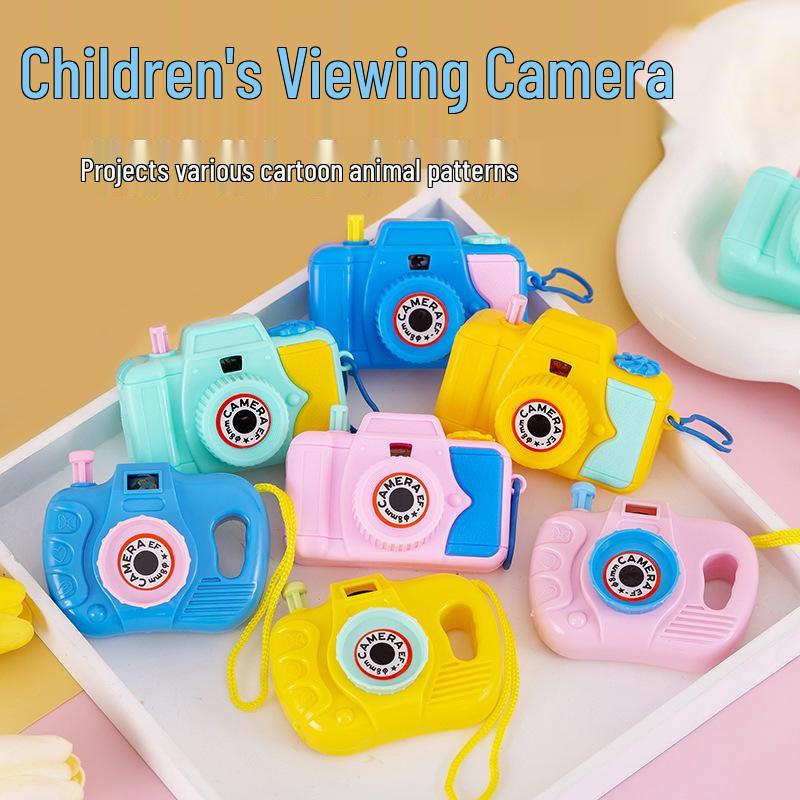 Luminous Projection Camera Toy for Kids - Perfect Gift for Kindergarten & Primary School Children D49 Projection Camera (Square)