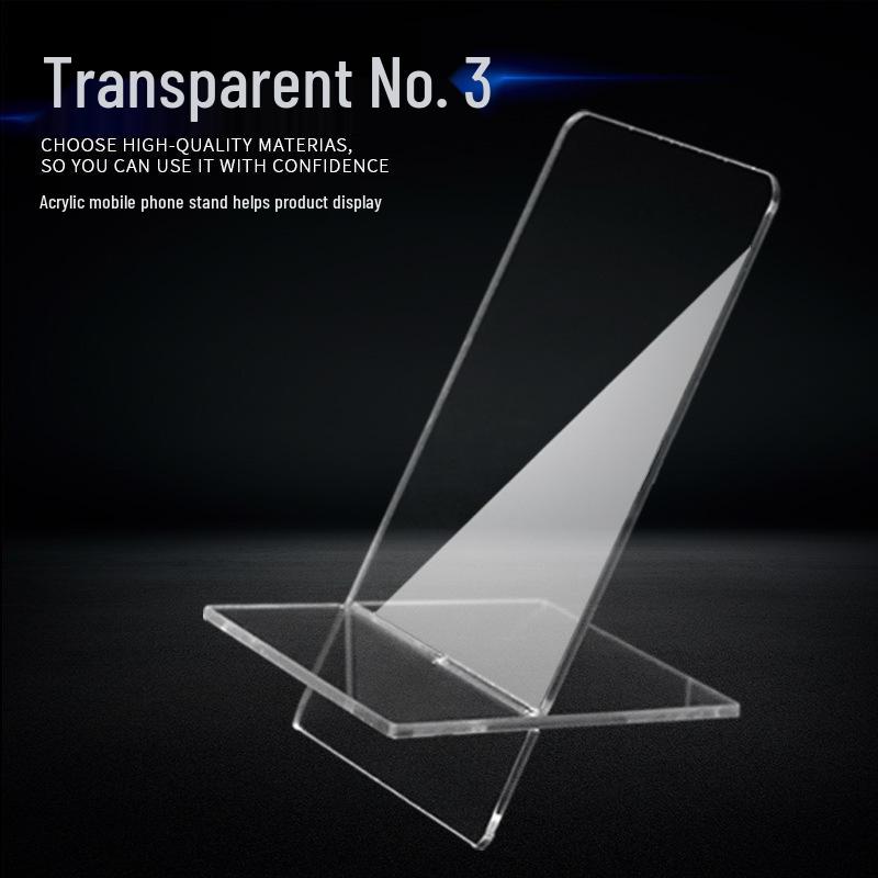 

Acrylic Phone Stand - Creative Dorm Decor Transparent Display