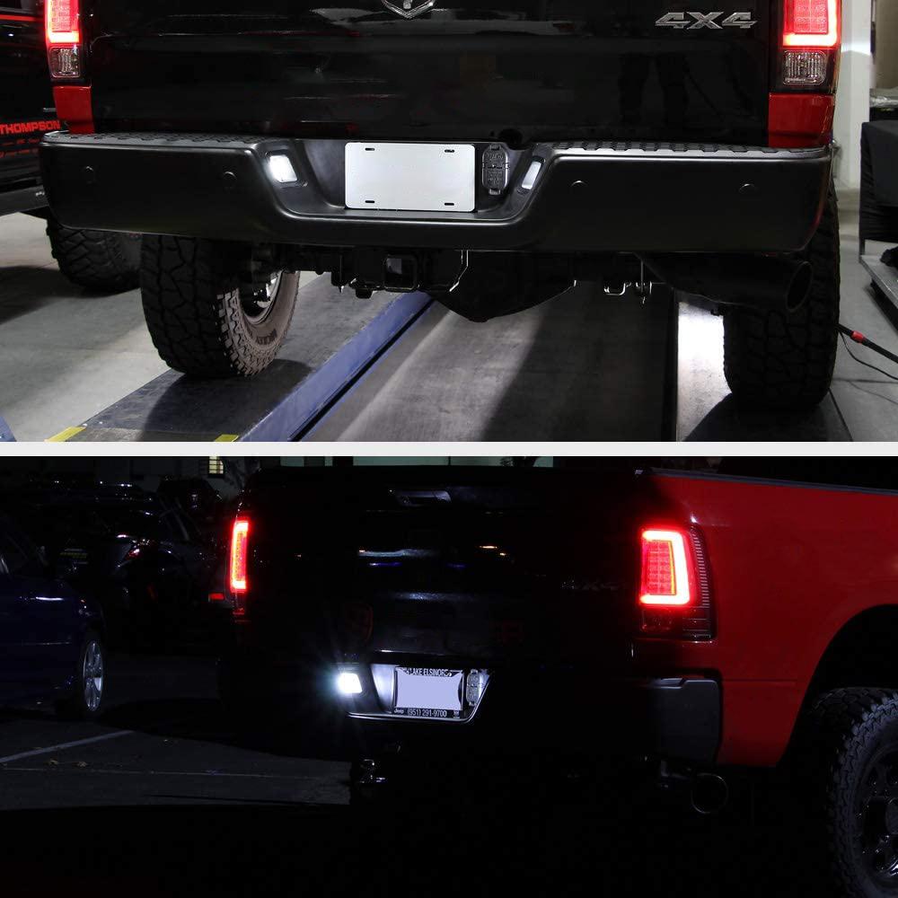 2X LED License Number Plate Light Bulb CANBUS No Error for Dodge RAM 1500 2500 3500 2018 2017 2016 2015 2014 2013 2012 2011 2010