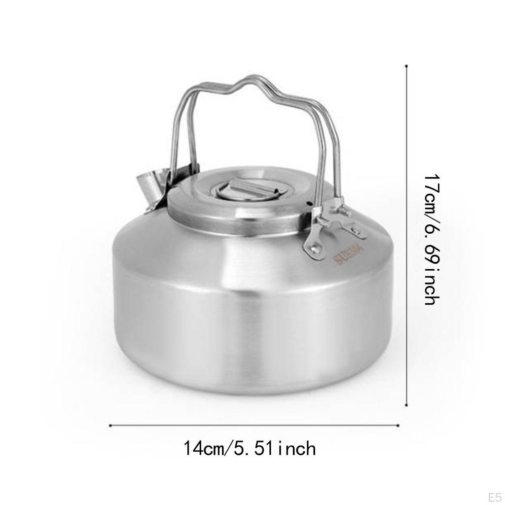 Camping Water Kettle Tea Pot for Boiling Portable Open Fire Compact Teapot