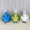 PP Cotton Peacock Doll  Plush Keychain Collection Stuffed Animal Bag Pendant  Backpack Decoration