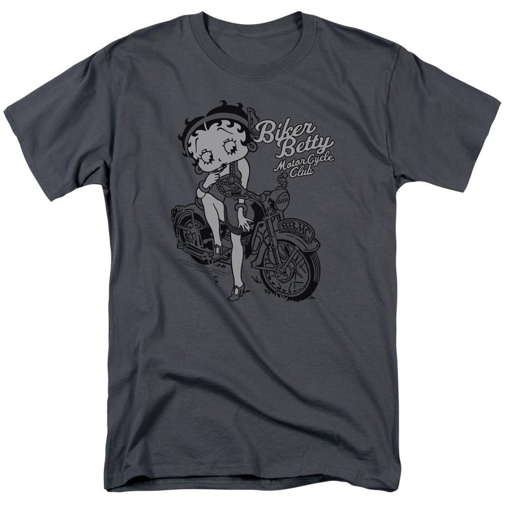 Betty Boop - Bbmc - Adult Unisex Short Sleeve T-Shirt - Gray 2XL