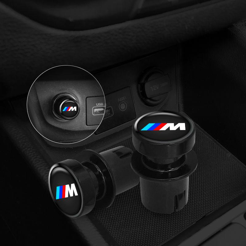 Car Cigarette Lighter Dust Covers Dustproof Waterproof Decoration Caps For BMW M E46 E90 E60 F30 G20 E87 E92 F10 E39 E36 F20 G30