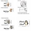 Cartoon Self-adhesive Toilet Sticker PVC Waterproof Wall Sticker Decoration Funny Cartoon Sticke Decorative Stickers