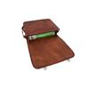 Kozí kožená brašna Messenger Bag Kabelka iPad Tab Crossbody Sling Bag 11 In