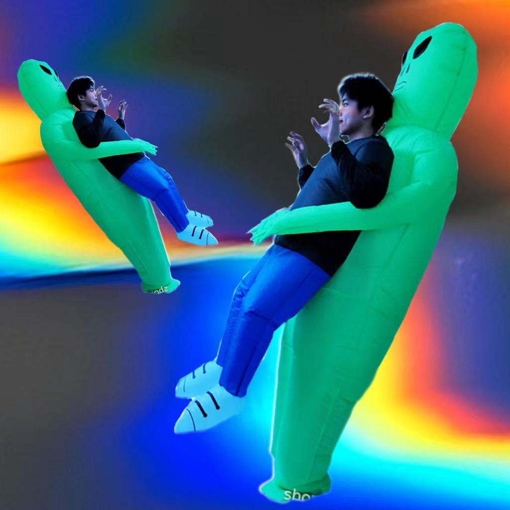 

Надувной костюм привидения-инопланетянина - Вирусный реквизит для Хэллоуина в TikTok One Size