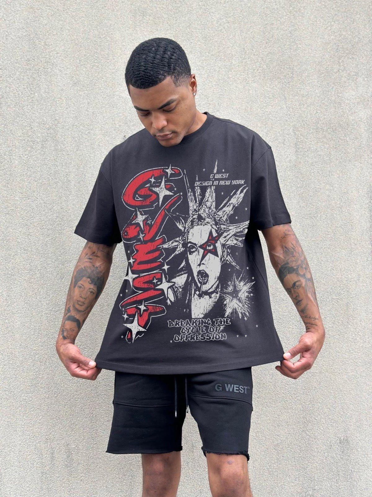 G West Breaking the Cycle Double Sided Premium Tee 4XL