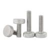 3/5Pcs Hand Tighten Knurled Thumb Screw Flat Head Knob Bolt New Hand Grip