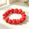Elastic Fruit Hand Chain Colorful Stackable Bracelet Fashion 3D Resin Bead Bracelet  Party