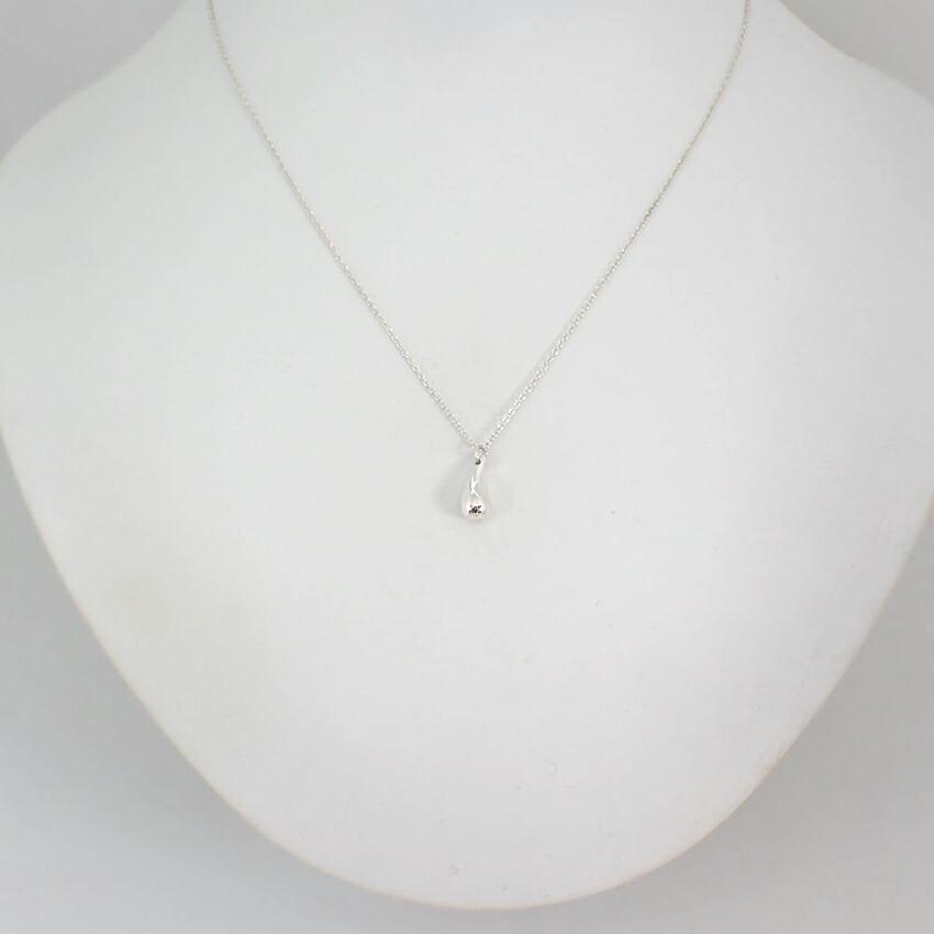 [Gebraucht] TIFFANY 925 Tropfenanhänger/Halskette/g504-22