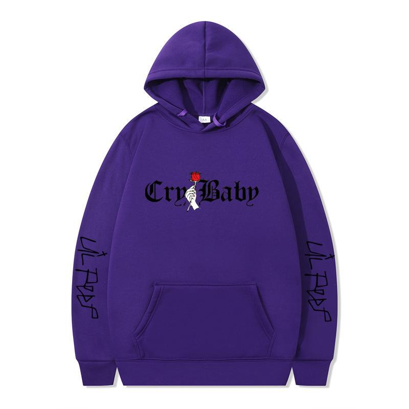 New product, American rap singer lil peep shirt men's and women's fleece hooded sweater