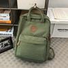 Schoolbag Corduroy Schoolbag Middle School Student Ins College Backpack Autumn and Winter New Solid Color Girl Velvet Backpack