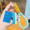 Creative Swimming Pool Keychain Wavy Keychain Decorations Car Key Ring Swimming Pool Keychain Alltaglich Pendant Swimmer'S Gift